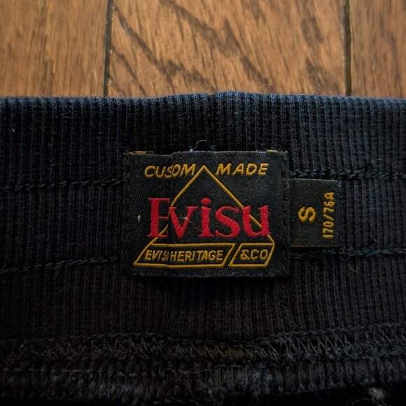 Evisu Heritage Custom Made Sweatpants Joggers - Size S - Picture 5 of 7